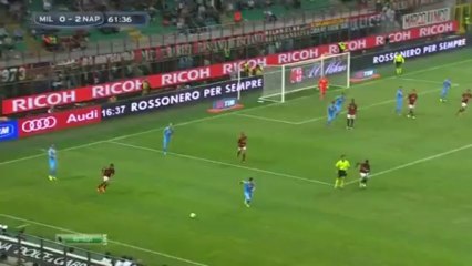 Giandomenico Mesto tackles and interceptions (Milan - Napoli, 22.09.2013)