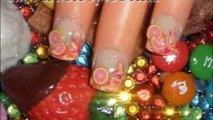 *Grapefruit Smoothie Nail Art Design* - Short Nails