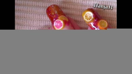 *Summer Citrus* Easy Nail Art Design
