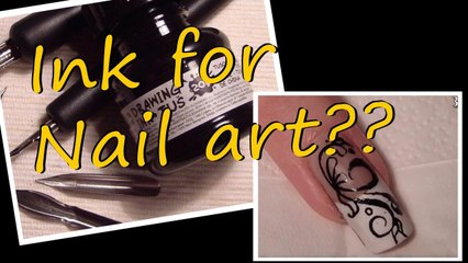 Nail art basics: Ink for nails?? My new favorite tool