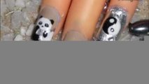 Asian Themed: *YinYang   Panda* Nail Art Design Tutorial