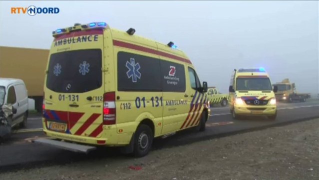 Gewonden bij ongeluk N33 - RTV Noord