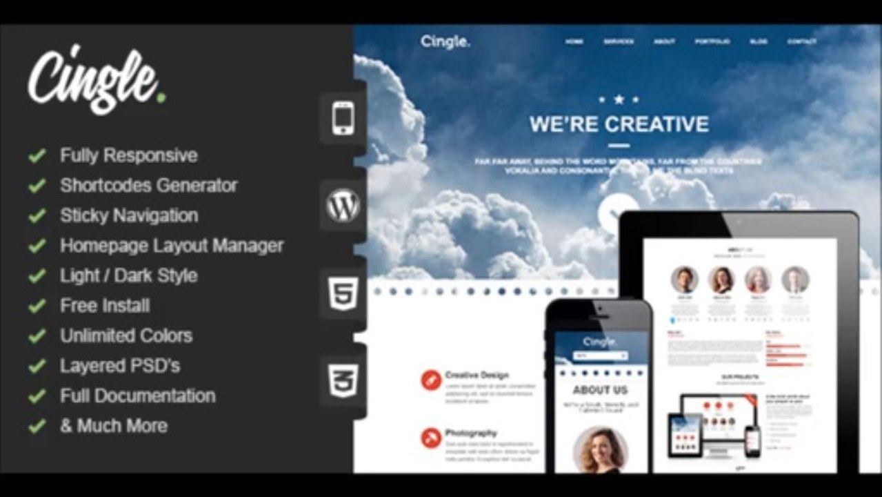 Download Cingle Wordpress Theme Free 2013
