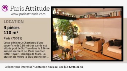 Peniche 2 Chambres à louer - Tour Eiffel, Paris - Ref. 1131