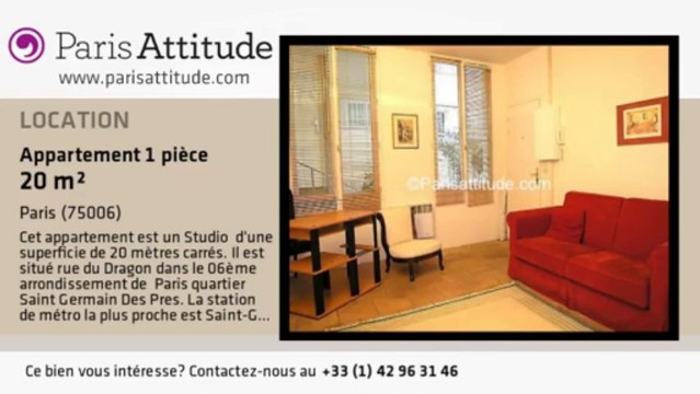 Appartement Studio à louer - St Germain, Paris - Ref. 4033