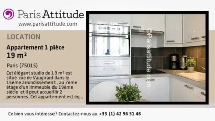 Appartement Studio à louer - Convention, Paris - Ref. 7708