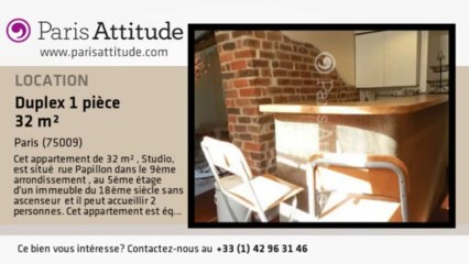 Duplex Studio à louer - Poissonnière, Paris - Ref. 7834
