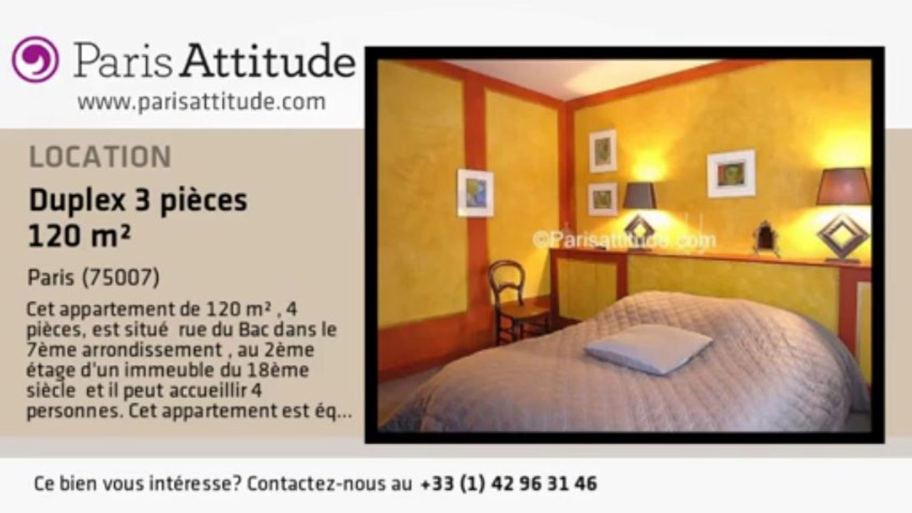 Duplex 2 Chambres à louer - St Germain, Paris - Ref. 2155