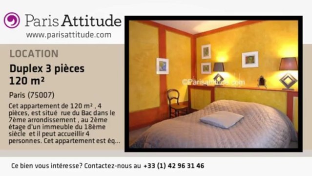 Duplex 2 Chambres à louer - St Germain, Paris - Ref. 2155