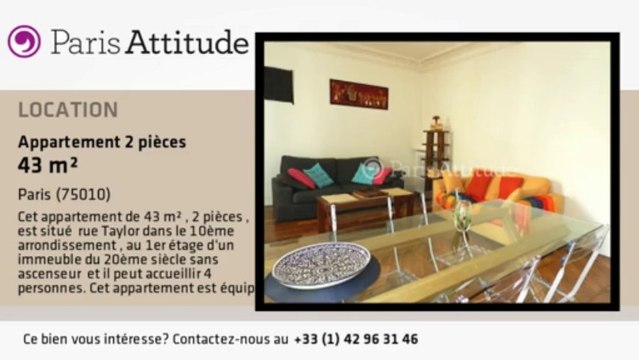 Appartement 1 Chambre à louer - République, Paris - Ref. 8495