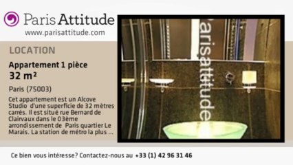 Appartement Alcove Studio à louer - Centre George Pompidou, Paris - Ref. 4896