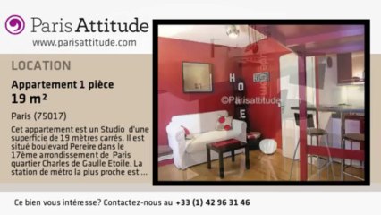 Appartement Studio à louer - Porte Maillot/Palais des Congrès, Paris - Ref. 3405