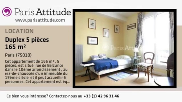 Duplex 4 Chambres à louer - Poissonnière, Paris - Ref. 4029