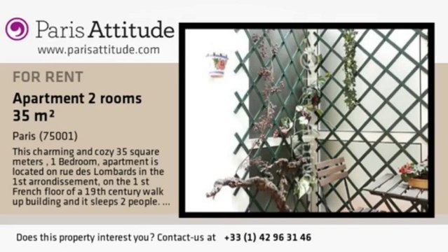 1 Bedroom Apartment for rent - Châtelet, Paris - Ref. 1514