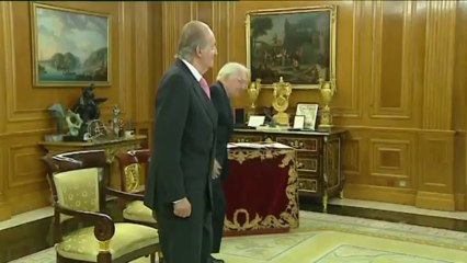 Último acto oficial del Rey antes de ser operado