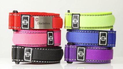 Velcro Sport Strap Medical ID Bracelets from StickyJ