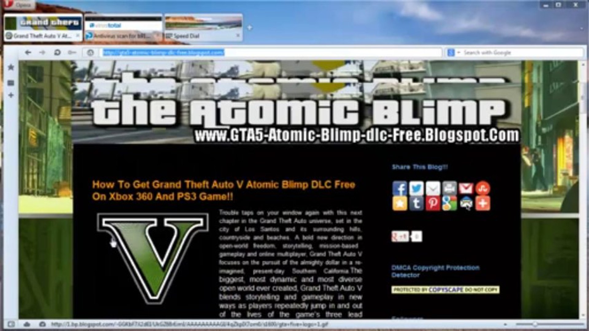 Smelten historisch schrijven Grand Theft Auto 5 Atomic Blimp DLC Redeem Code Free Xbox 360 / PS3 - video  Dailymotion