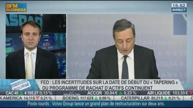 Les incertitudes sur le calendrier du Tapering de la FED et le maintien du programme de rachat d'actifs : Sébastien Galy, dans Intégrale Bourse - 24/09