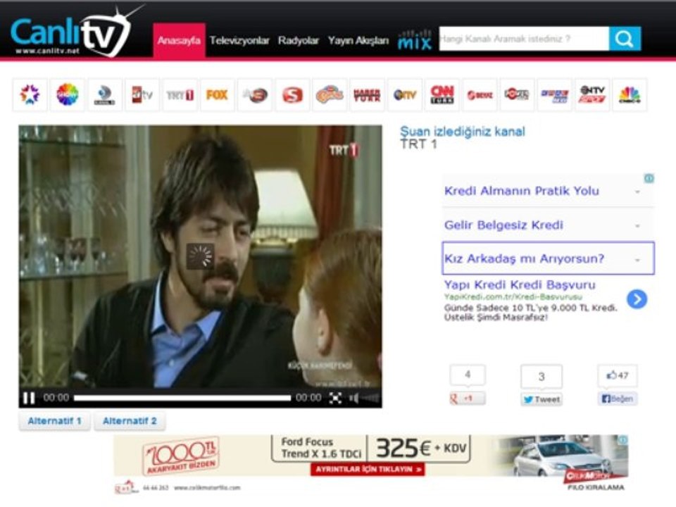 trt 1 izle - trt 1 canlı izle