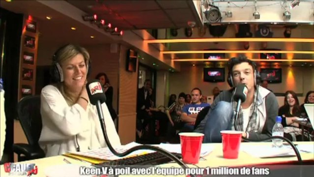 Keen V à poil avec l'équipe pour 1 million de fans - C'Cauet sur NRJ