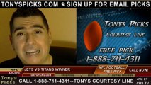 Tennessee Titans vs. New York Jets Pick Prediction NFL Pro Football Odds Preview 9-29-2013