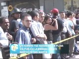 Asesinan a hombre en plena avenida San Martín