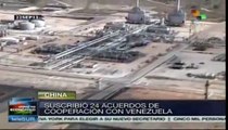 Venezuela suscribe 24 nuevos acuerdos en distintos sectores con China