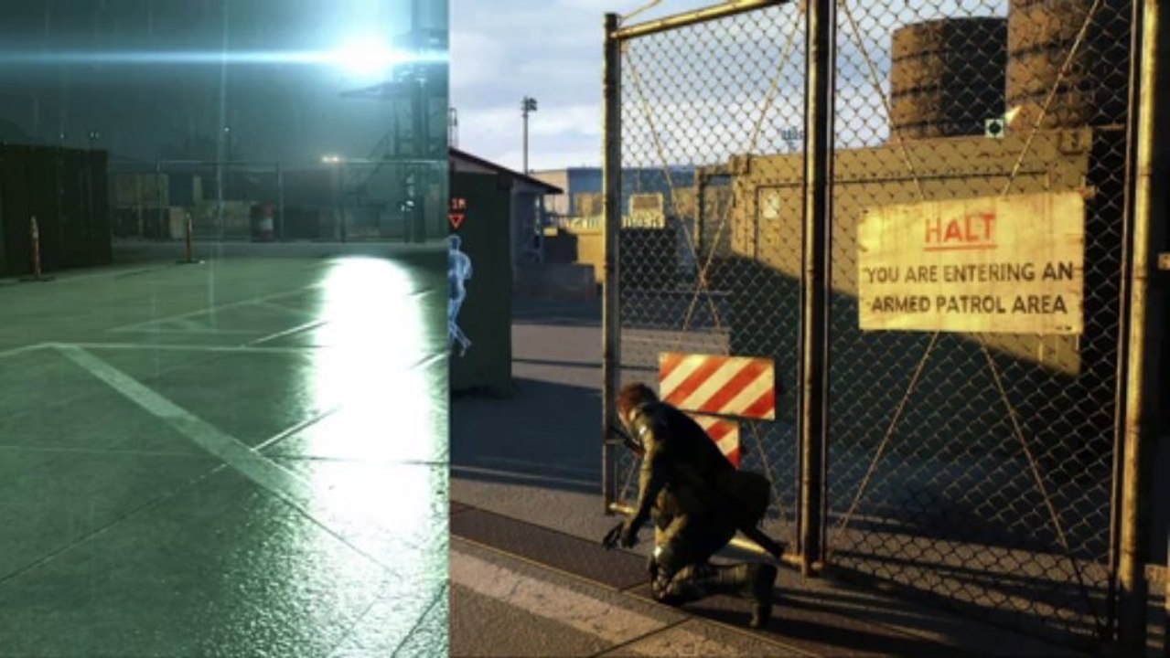 Metal Gear Solid V - New Next-Gen Screens VS Old Current-Gen Screens!