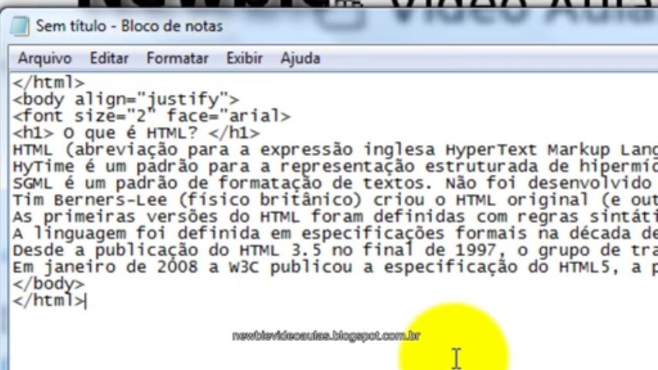 Curso de HTML (aula 7) Iniciantes / básico  - Trabalhando com Frames