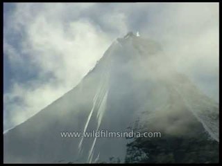 Bhagirathi II peak, as seen from Gaumukh