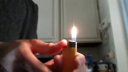 Slow mo lighter test