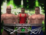 Nintendo 64 - WWF No Mercy - Heavyweight - Match 3 - Steve Austin vs Kurt Angle vs Chris Benoit