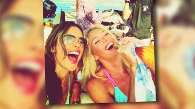 Alessandra Ambrosio y Candice Swanepoel muestran sus cuerpos de biquini en St. Tropez