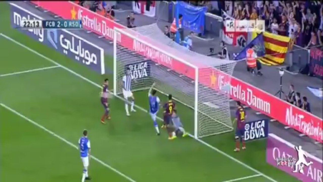 اهداف مباراة برشلونة وريال سوسيداد 4-1