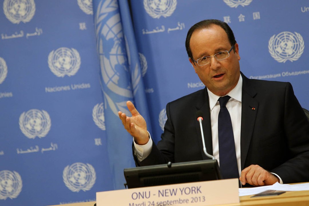 Conférence de presse lors de l’Assemblée Générale des Nations Unies