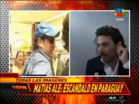 Matias Alé responde en medio del escándalo en Paraguay