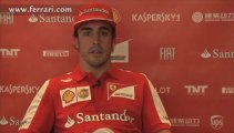 Autosital - GP de Singapour 2013, interviews de Felipe Massa et Fernando Alonso