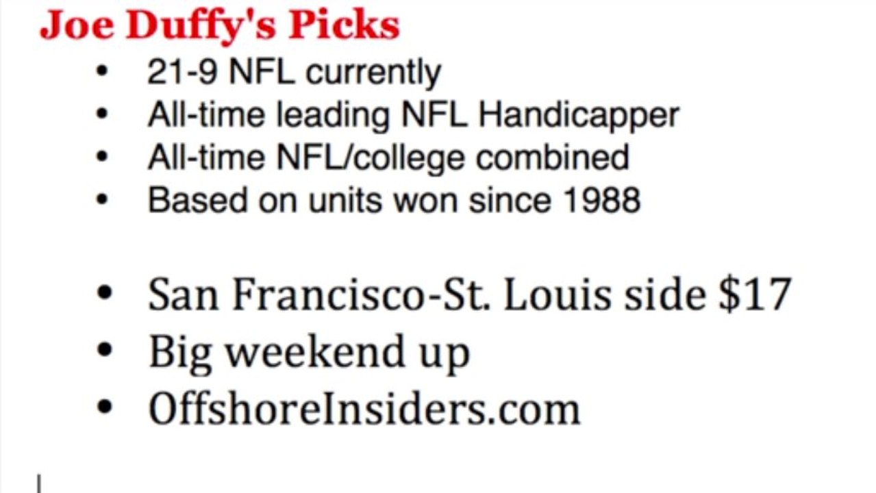 Top Ranked NFL Handicapper Predictions to Spread