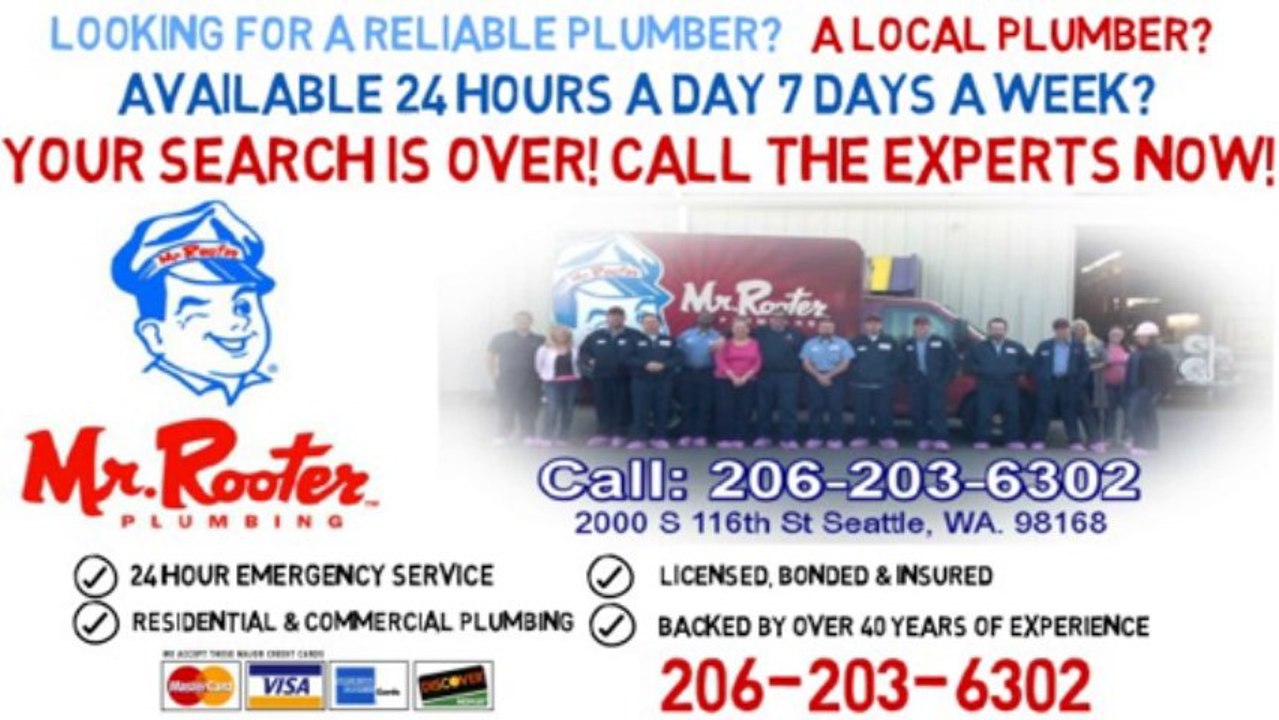 Plumber Seattle | Mr. Rooter Plumbing Seattle