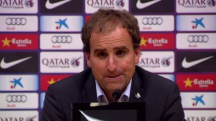 Jagoba Arrasate: "Se ha hecho una bola demasiado grande entorno al juego del Barcelona"