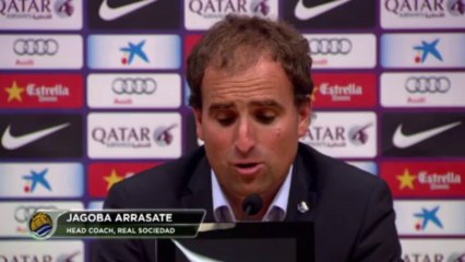 Jagoba Arrasate: "No puedo hacer una alineación pensando en las críticas"