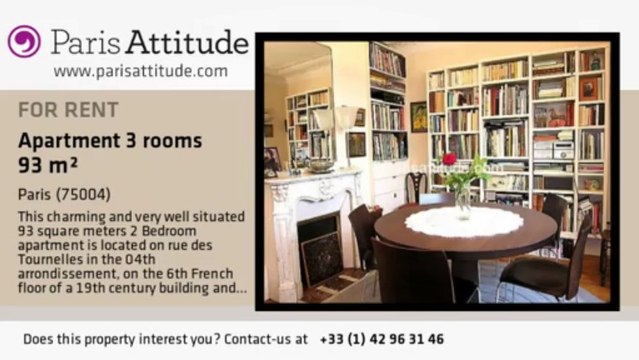 2 Bedroom Apartment for rent - Place des Vosges, Paris - Ref. 4036