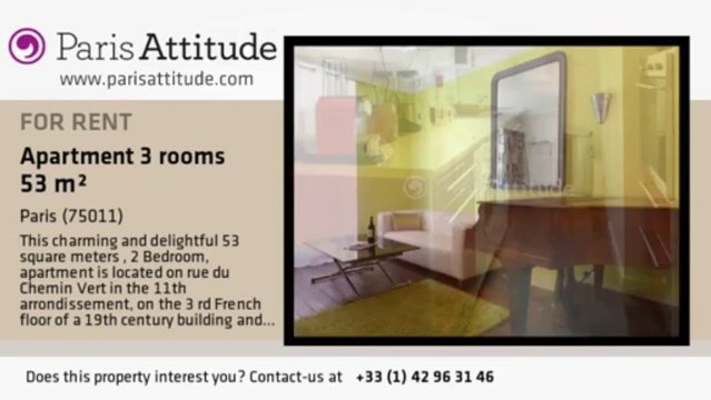 2 Bedroom Apartment for rent - Ménilmontant, Paris - Ref. 8185