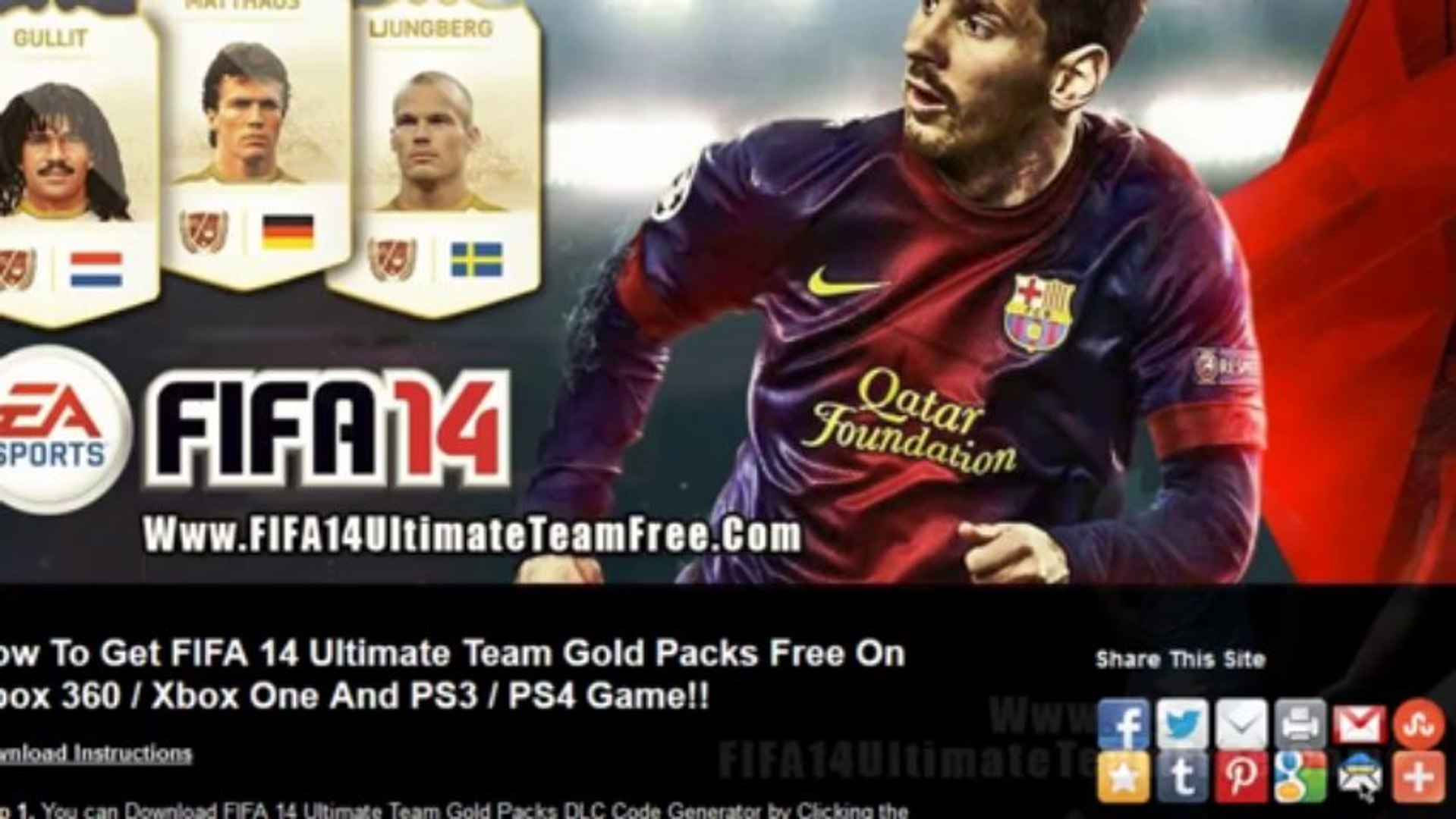 How to Unlock FIFA 14 Ultimate Team Gold Coins DLC For Free!! - video  Dailymotion