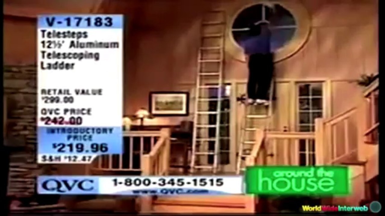 Qvc ladder fail