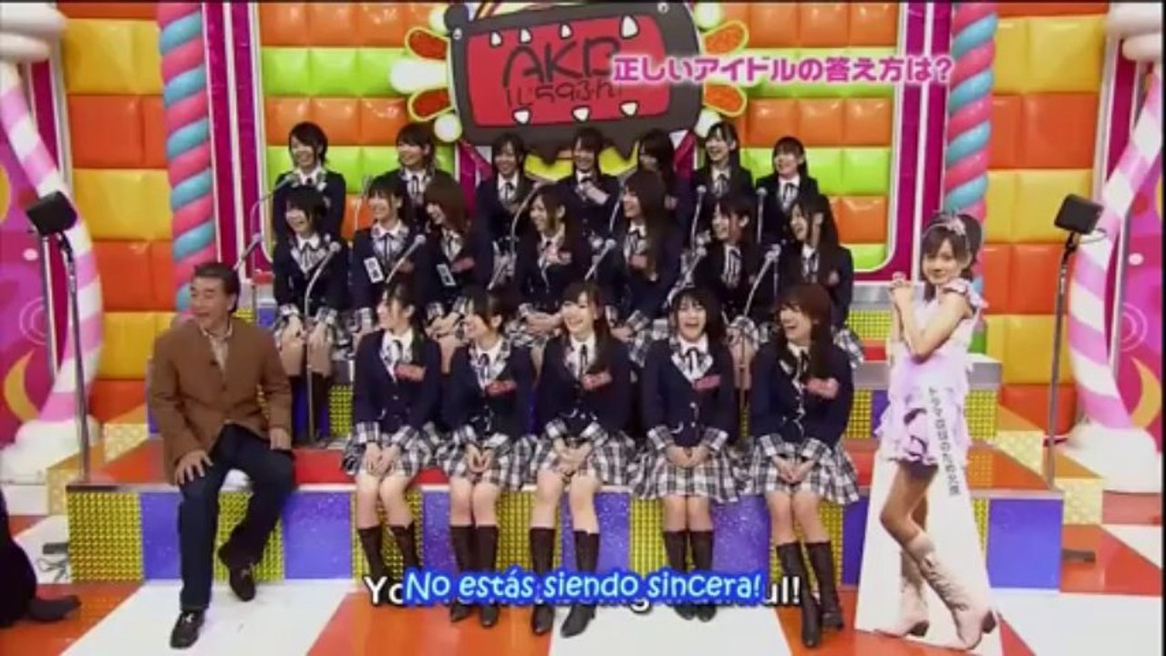 AKB 1ji 59fun episode 4 sub español - 2008.02.14