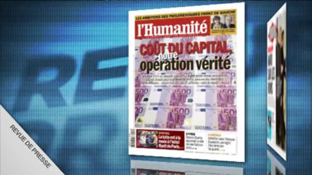 Revue de presse - Mercredi 25 septembre 2013