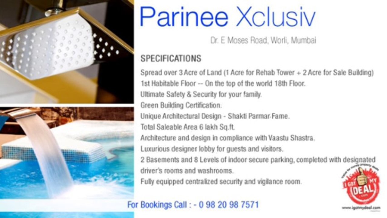 Parinee Xclusiv Worli by parinee group
