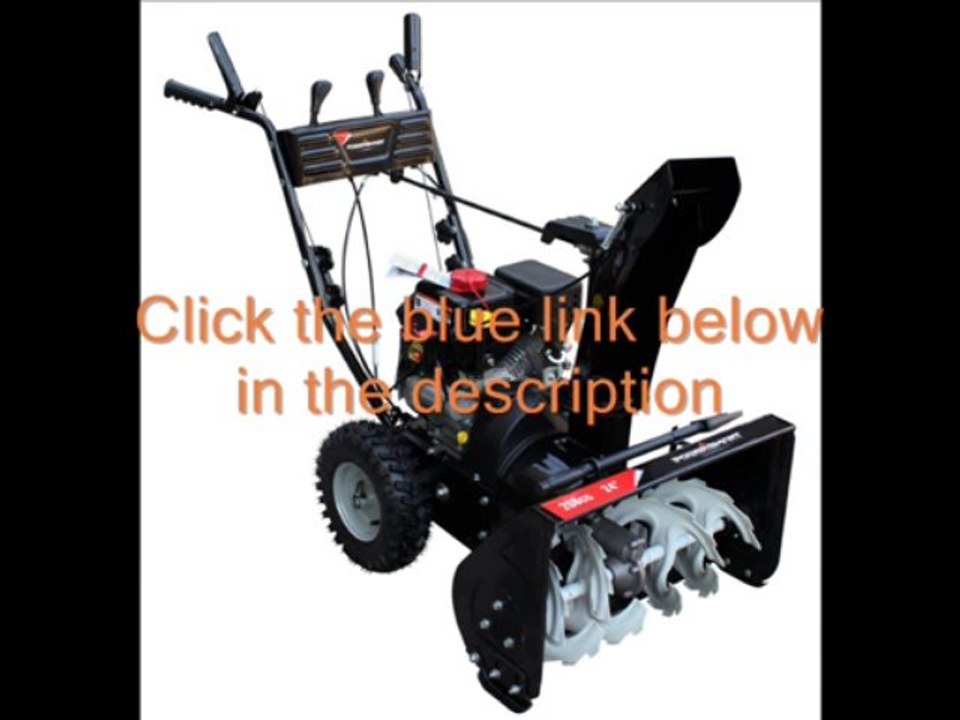 buy snow blowers ; Power Smart DB7659A 24-inch 208cc review