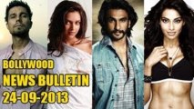 ☞ Bollywood News | Ranveer Singh & Deepika Padukone Ramleela Banned ? & More | 24th September 2013